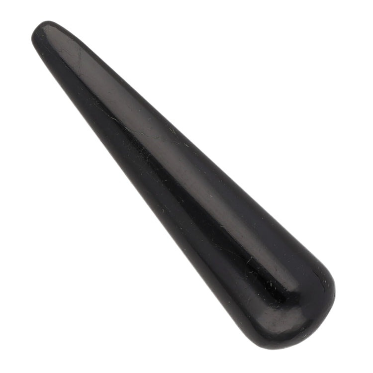Turmalin, schwarz (Schörl) Massagestab