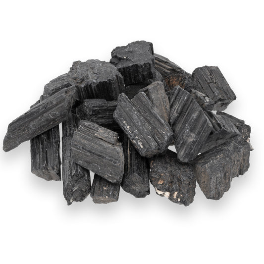 Turmalin, schwarz (Schörl) Wassersteine