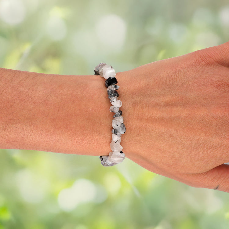 Turmalinquarz Splitterarmband