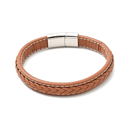 Lederarmband Herren — Sienaerde