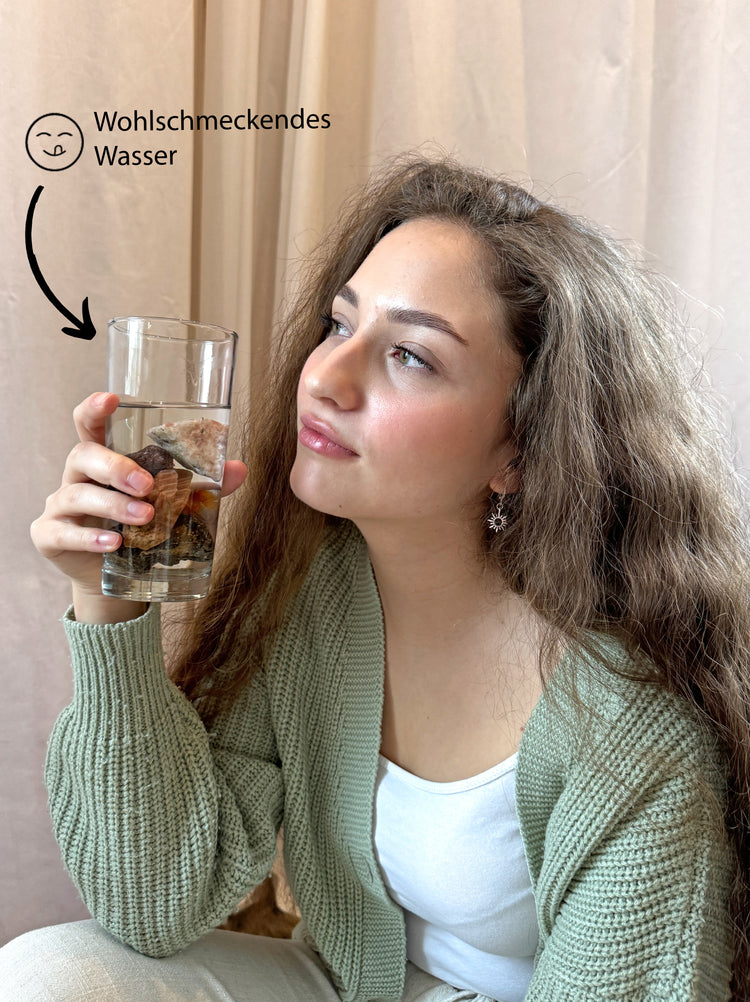 Wassersteine Premium Mischung #2 | 10 außergewöhnliche Natursteine für Edelsteinwasser