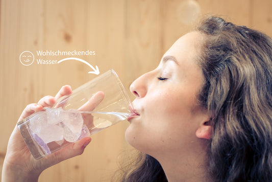 Wassersteine Premium Grundmischung | Bergkristall + Rosenquarz + Amethyst