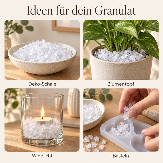 Bergkristall Granulat, grob 5-13 mm | 1000 Gramm – Ideen für jeden Ort