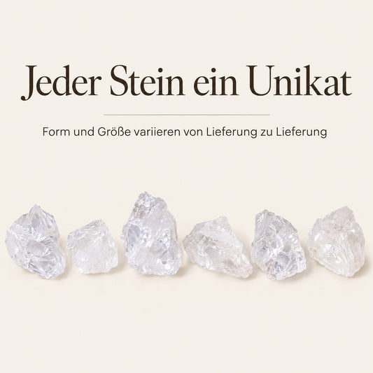 Bergkristall Wassersteine – jeder Stein ein Unikat