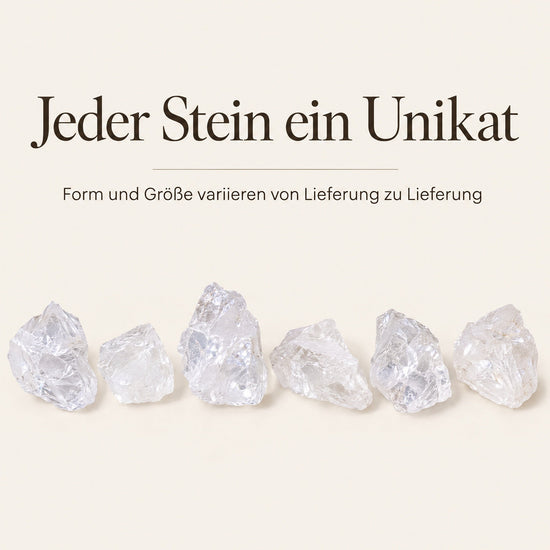 Bergkristall Wassersteine – jeder Stein ein Unikat