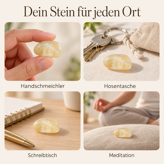 Citrin (gebrannt) Trommelstein – Ideen für jeden Ort