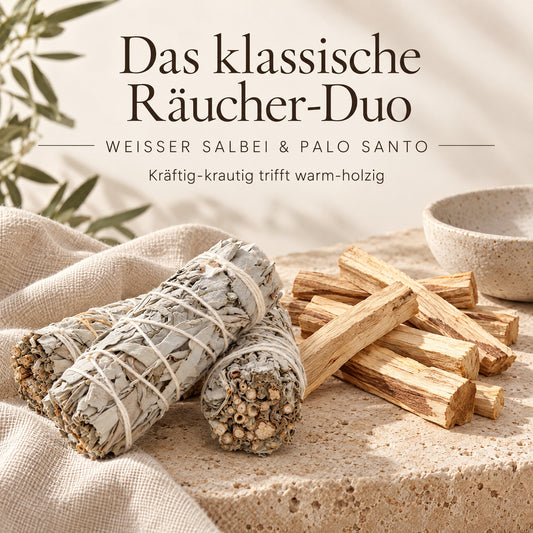 Räucherset Weißer Salbei und Palo Santo