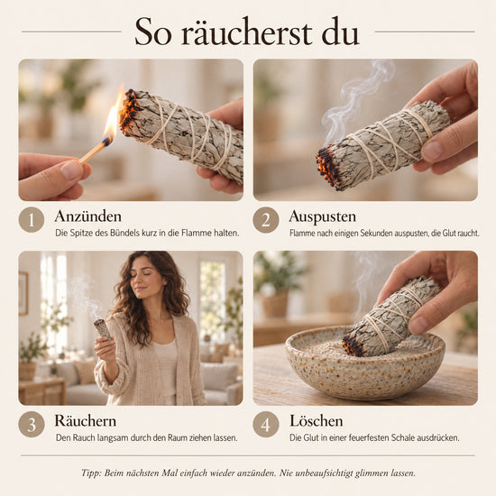 Räucherset Weißer Salbei und Palo Santo