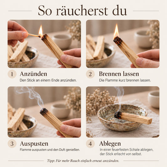 Räucherset Weißer Salbei und Palo Santo