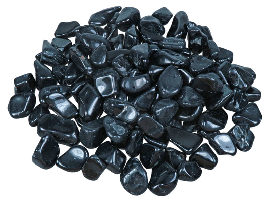 Turmalin, schwarz (Schörl) Mini-Trommelsteine