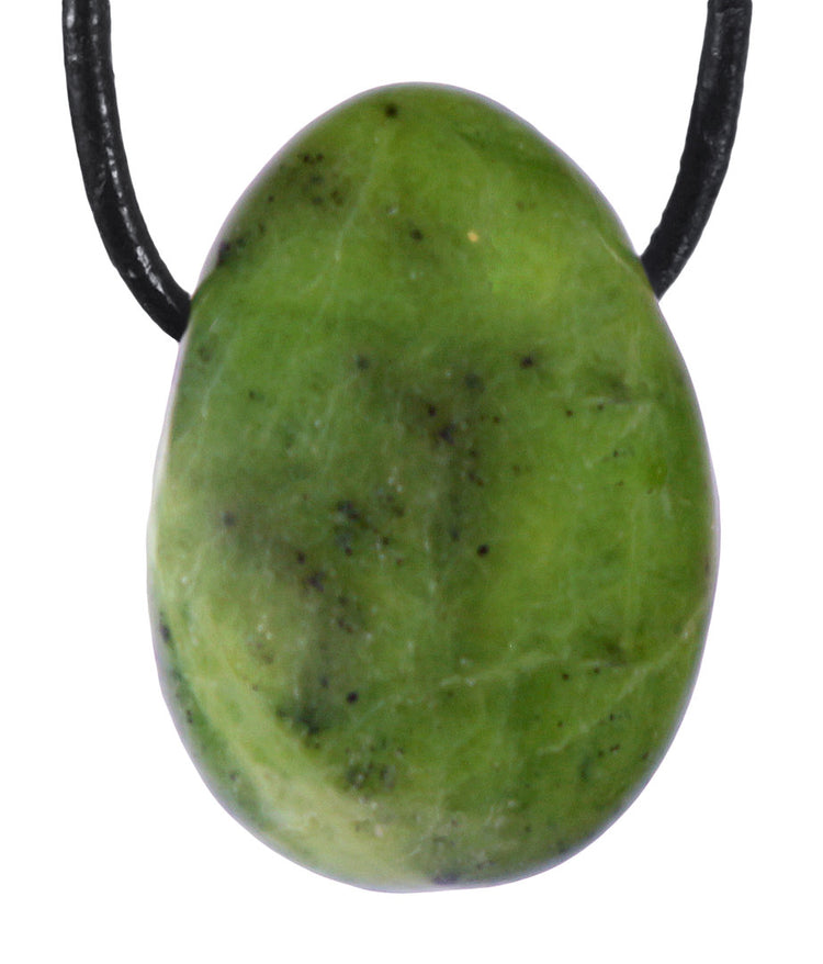 Jade (Nephrit) Tropfenanhänger