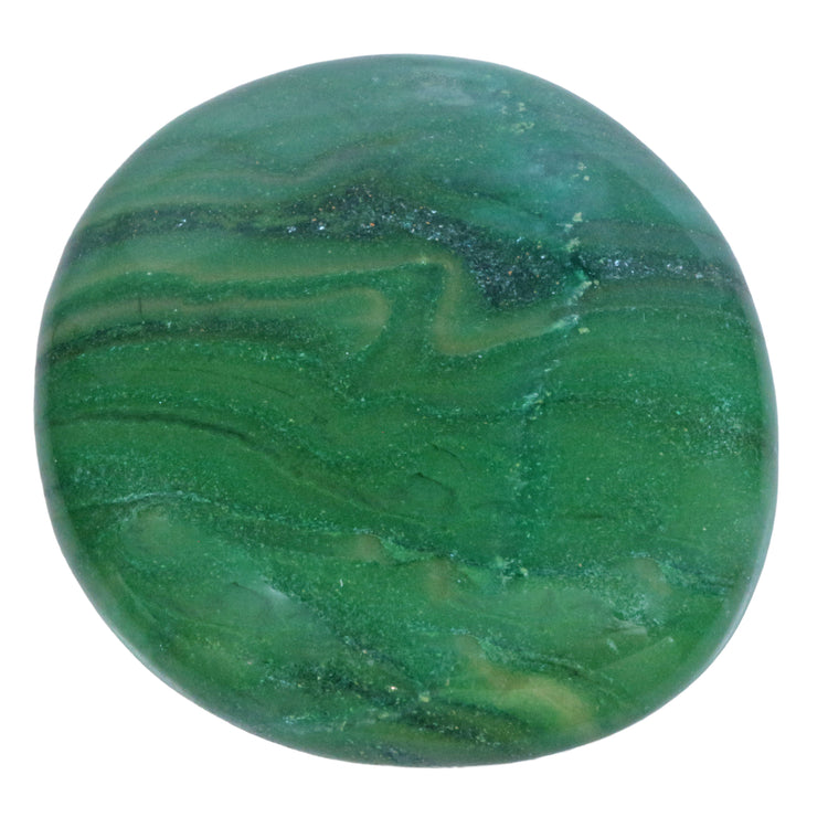 Prasem (afrikanische Jade) Scheibenstein