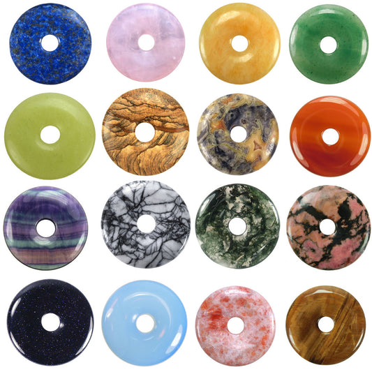 10x Donut Anhänger 40 mm Restposten | Überraschungsposten
