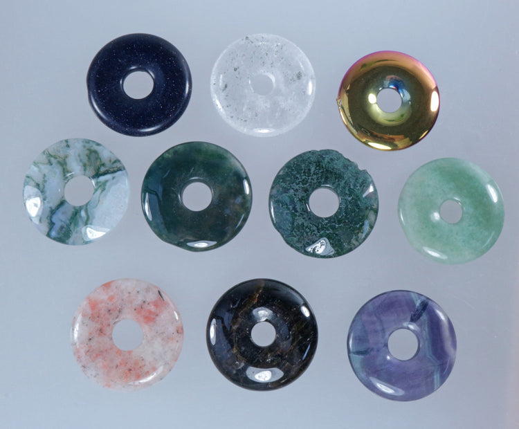 10x Donut Anhänger 30 mm Restposten | Überraschungsposten