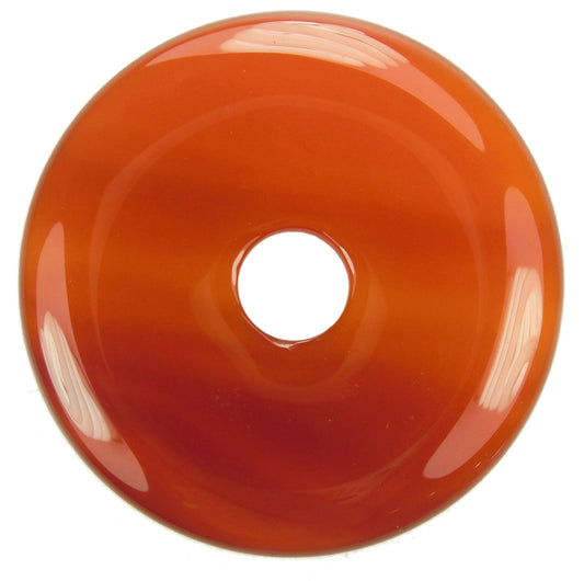 Karneol Donut | 40 mm Anhänger