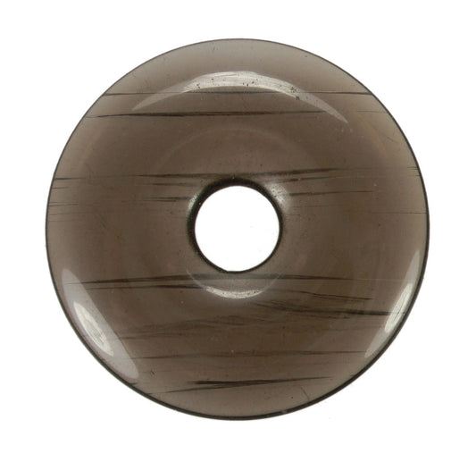 Lamellen-Obsidian Donut | 40 mm Anhänger