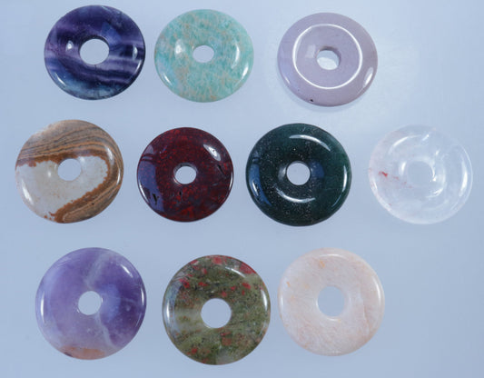 10x Donut Anhänger 30 mm Restposten | Überraschungsposten