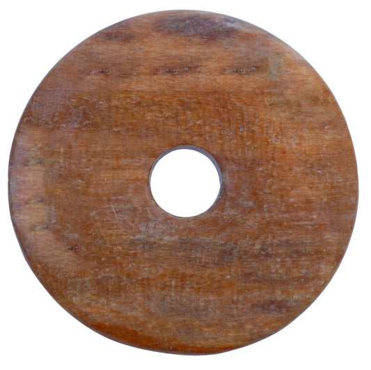 Versteinertes Holz Donut | 30 mm Anhänger