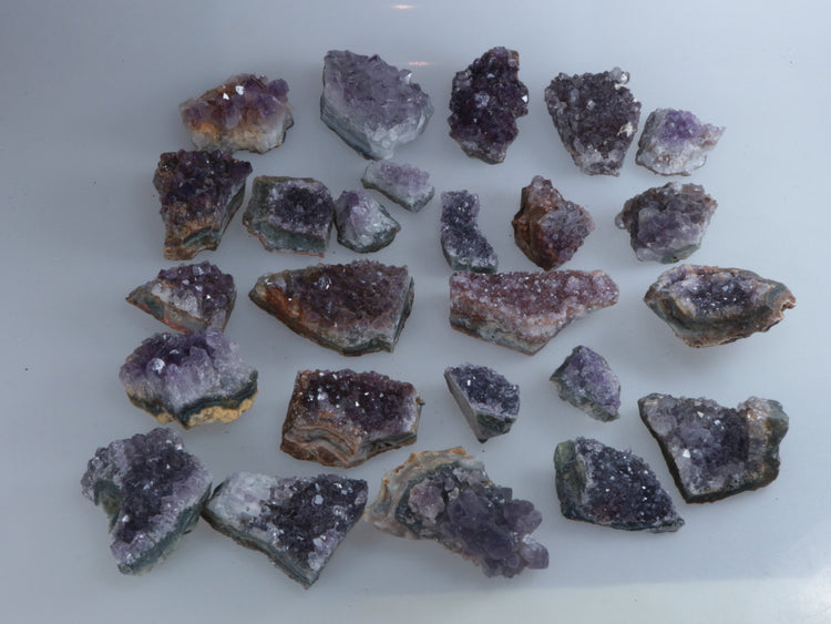 Amethyst Kristalle | 100% naturbelassene Drusenstücke | 1 KG | Restposten