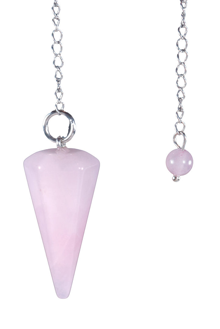 3er Set Pendel, facettiert | Amethyst + Bergkristall + Rosenquarz