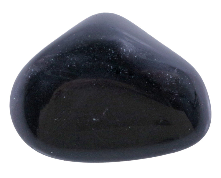 Obsidian, schwarz Premium Trommelstein