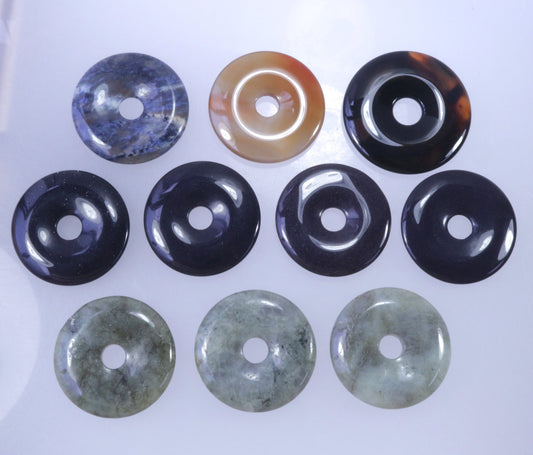 10x Donut Anhänger 40 mm Restposten | Überraschungsposten