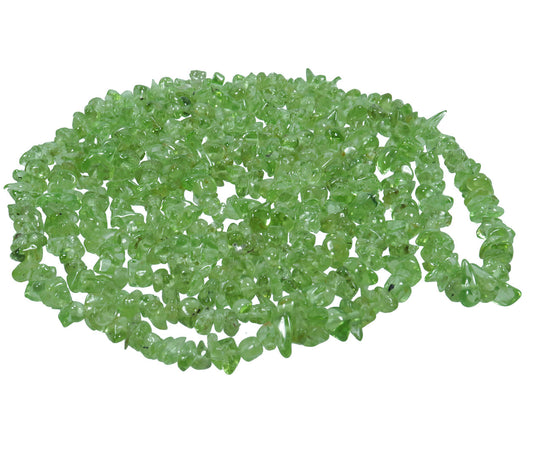 Peridot Splitterkette | 90 cm