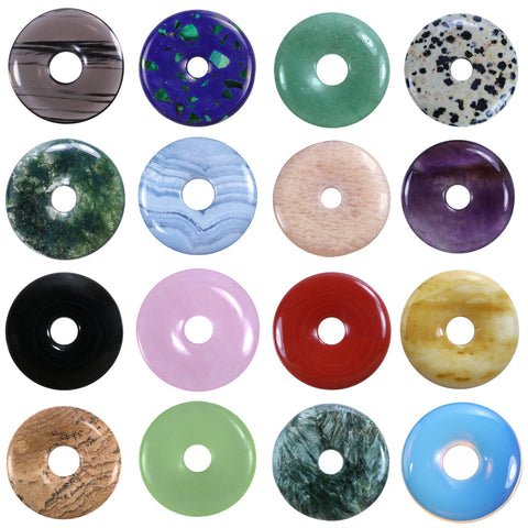 10x Donut Anhänger 30 mm Restposten | Überraschungsposten