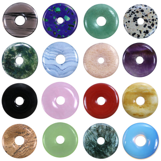 10x Donut Anhänger 30 mm Restposten | Überraschungsposten