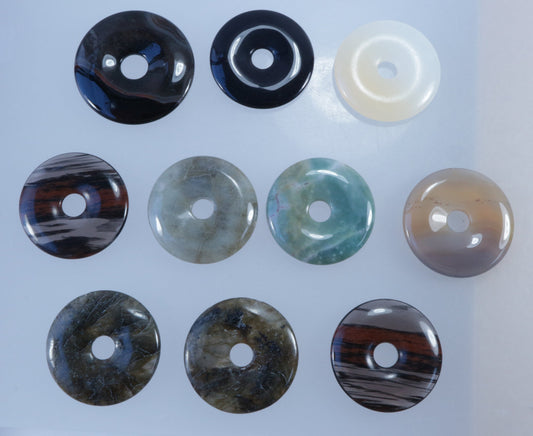 10x Donut Anhänger 30 mm Restposten | Überraschungsposten