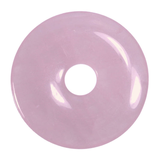 Rosenquarz Donut | 30 mm Anhänger