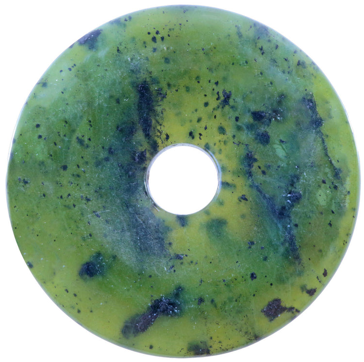 Jade (Nephrit) Donut | 40 mm Anhänger